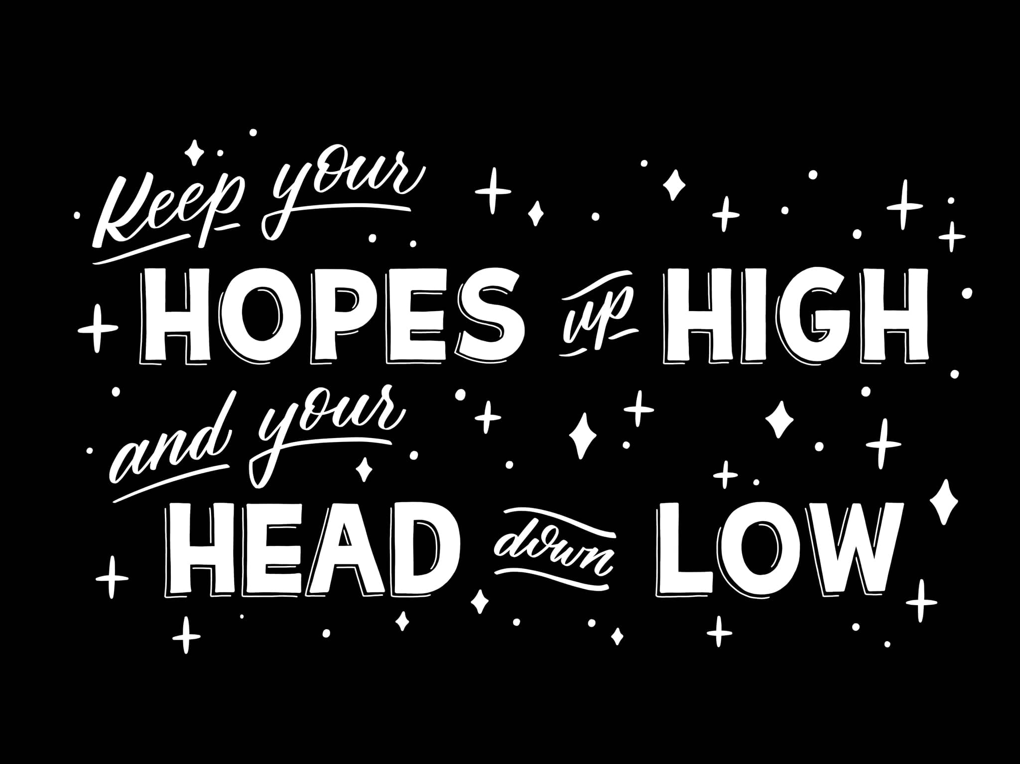 A Day To Remember 15-year tour brush lettering t-shirt design