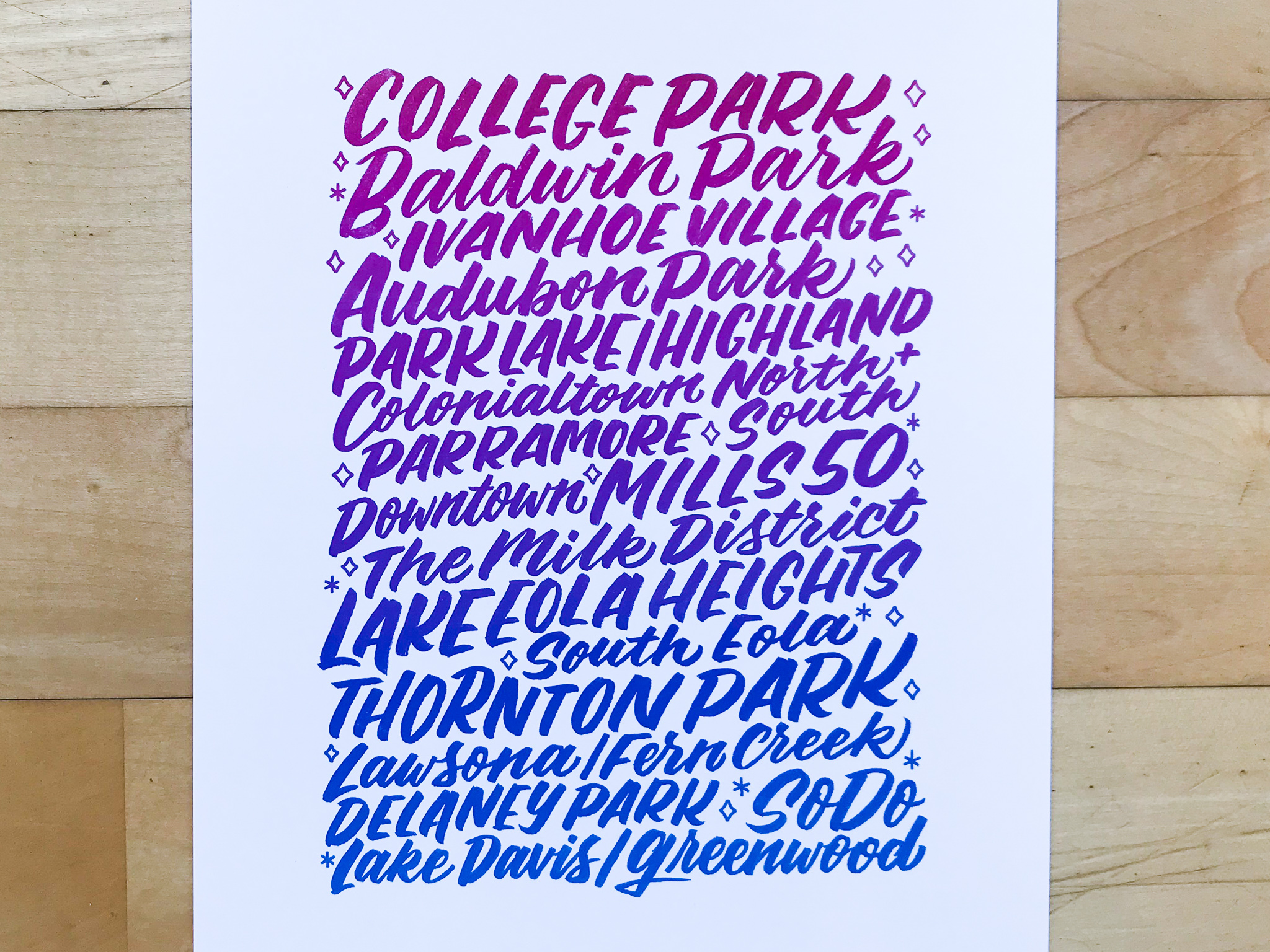 Orlando Neighborhood Prints